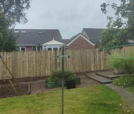 Garden Domestic Fence Install In County Antrim & County Down